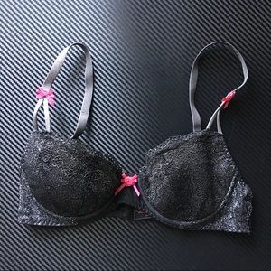 Betsey Johnson Metallic Lightly Lined Demi Bra